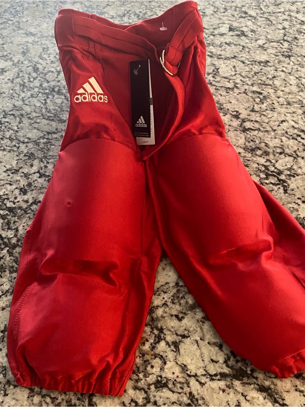 adidas Power Red Integrated Pad Pant Football Size adult small NWT